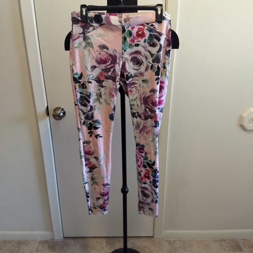 Hue Floral Print Jeggings
